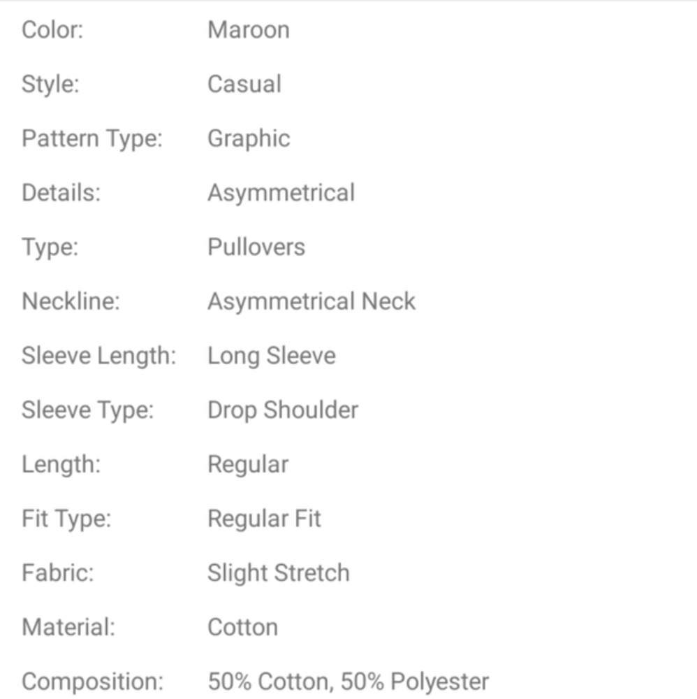 Maroon Pattern Sweater - image 5